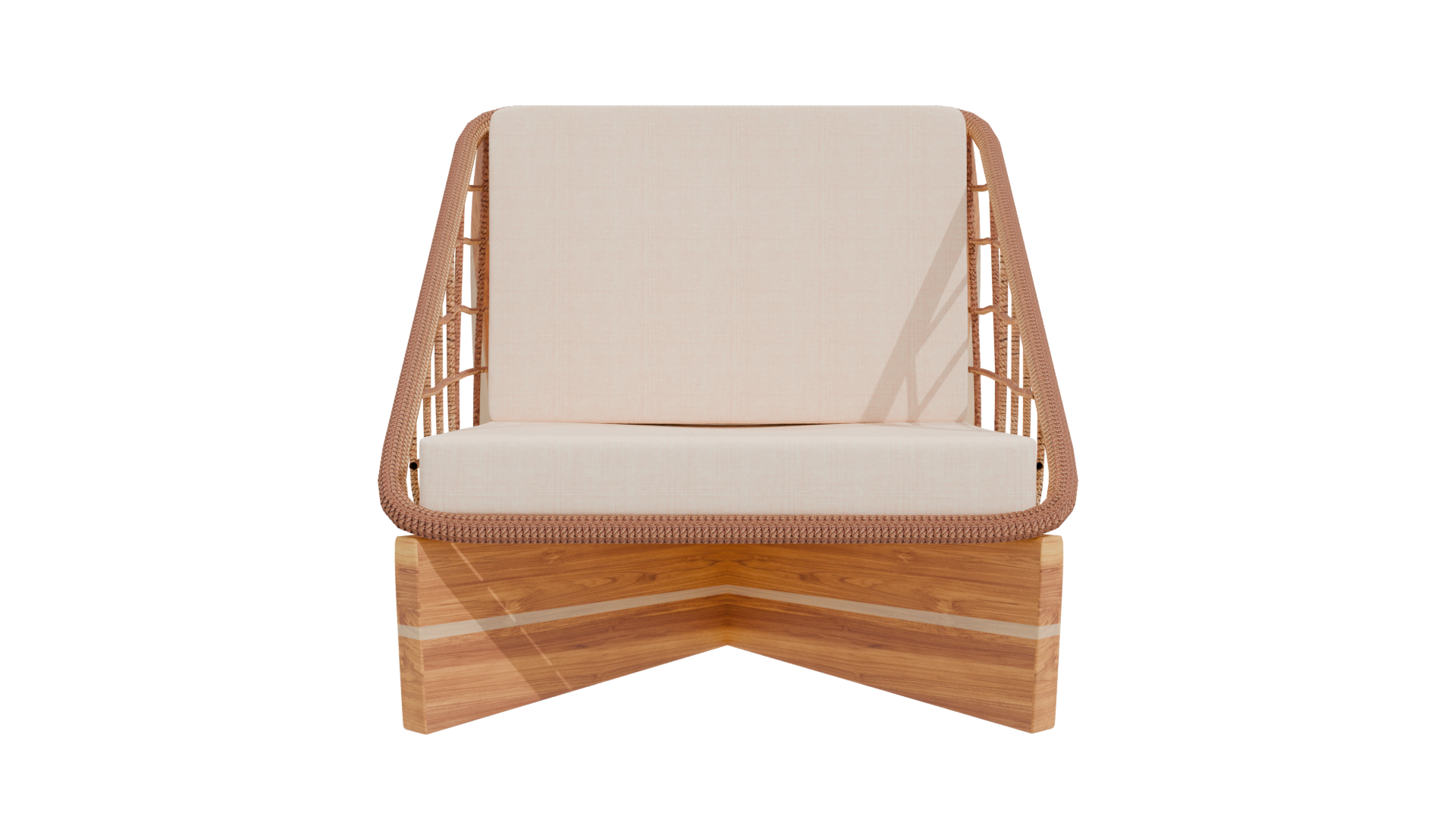 Stylish Minimalist Lounge Chair 3D - Professional 3D Model Render 11