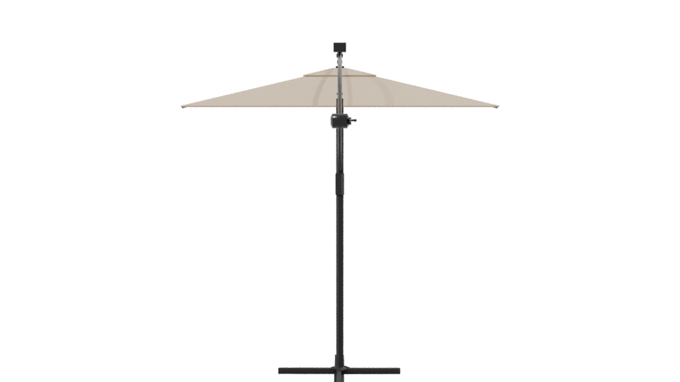 Stylish Outdoor Umbrella 3D Model - Professional 3D Model Render 8