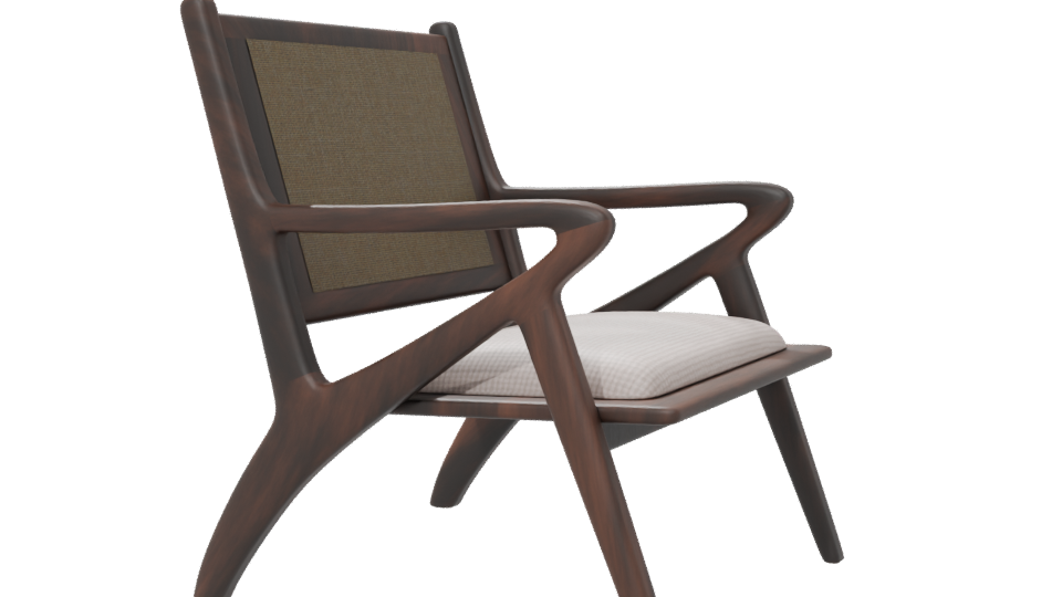Sitial Canning Modern Chair 3D - Professional 3D Model Render 6