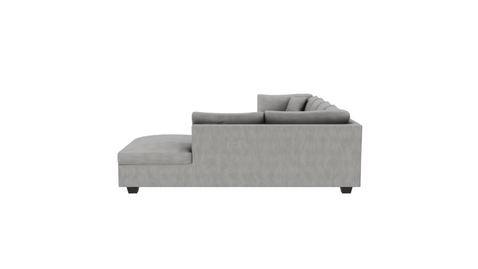 Luxurious Modern Sectional Sofa - Professional 3D Model Render 2