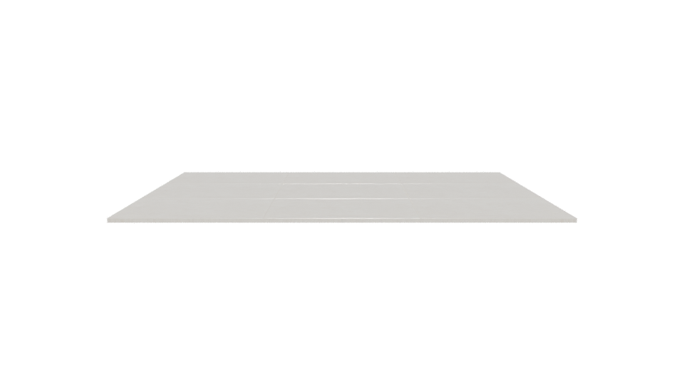 Minimalist White Floor Panel 3D Model - Professional 3D Model Render 5