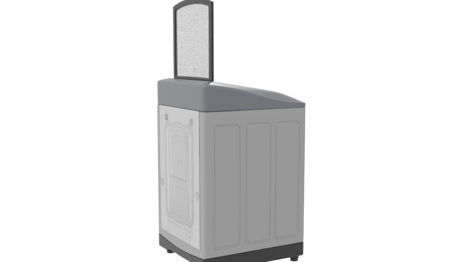 Modern Washing Machine 3D Model - Professional 3D Model Render 7