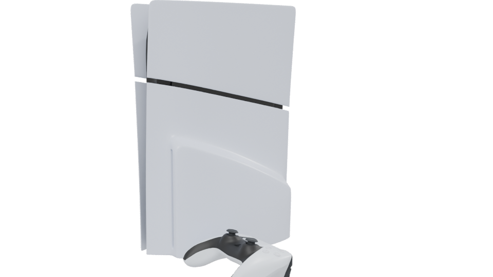 Next-Gen Gaming Console Model - Professional 3D Model Render 13