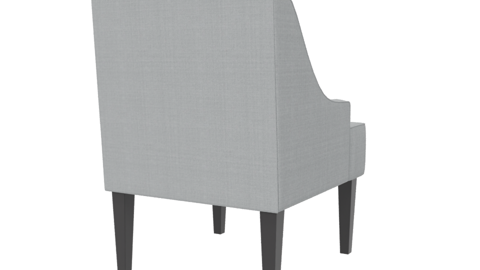 Contemporary Accent Chair 3D Model - Professional 3D Model Render 6