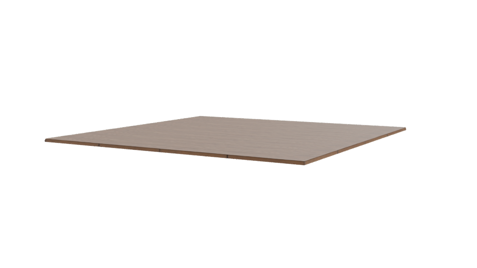 Wooden Panel Floor 3D Model - Professional 3D Model Render 12