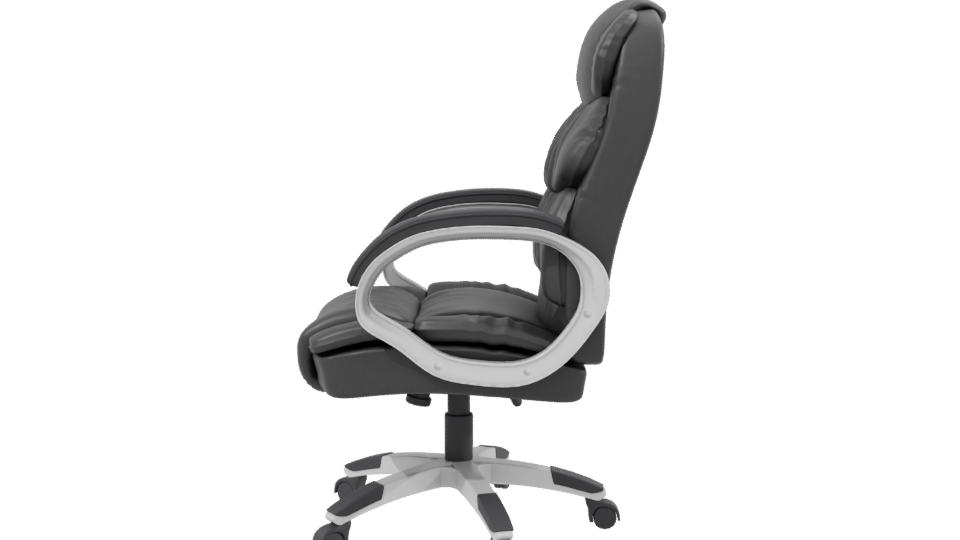 Stylish Executive Office Chair 3D Model - Professional 3D Model Render 2