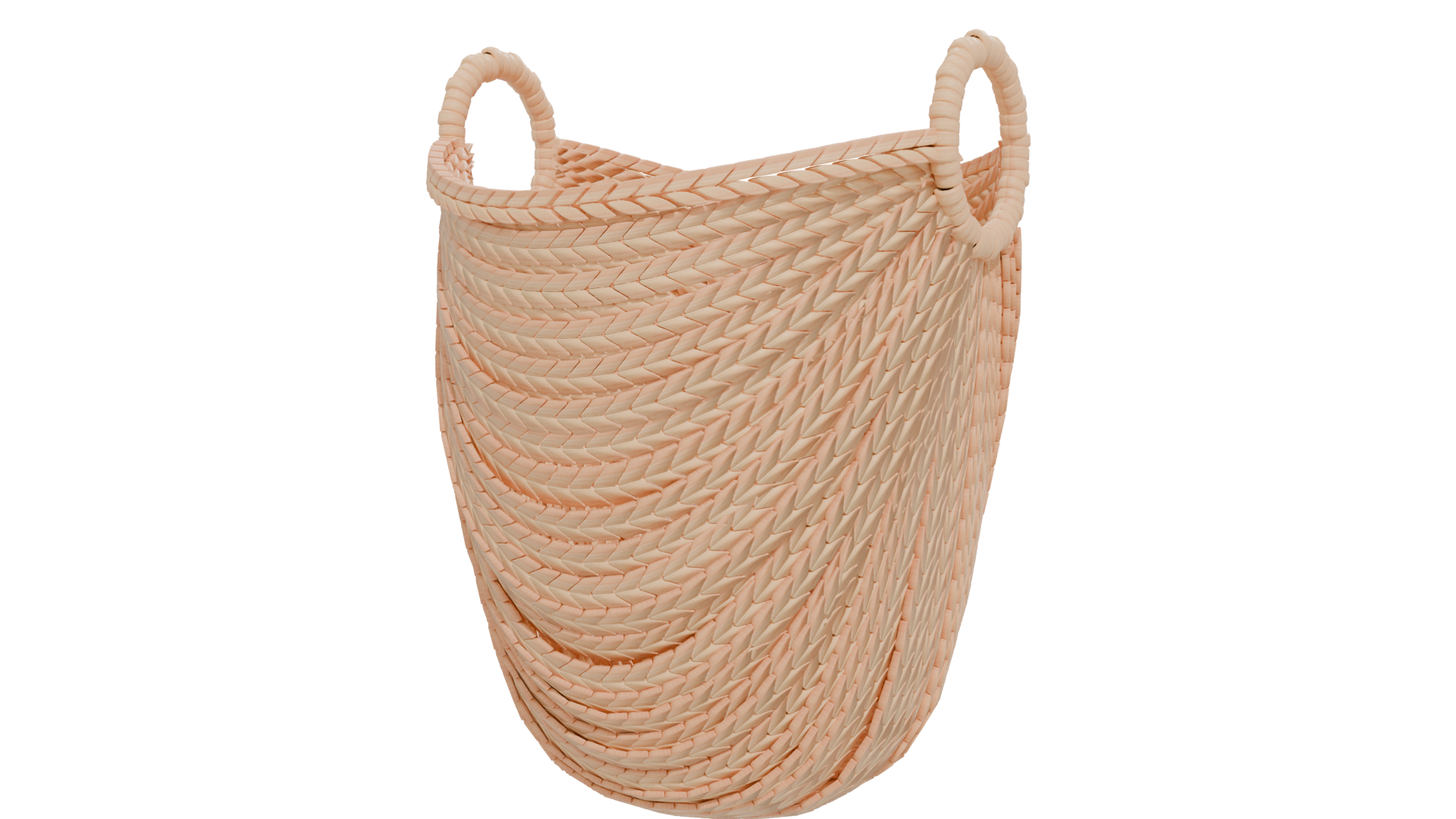 Elegant Woven Storage Basket 3D - Professional 3D Model Render 12