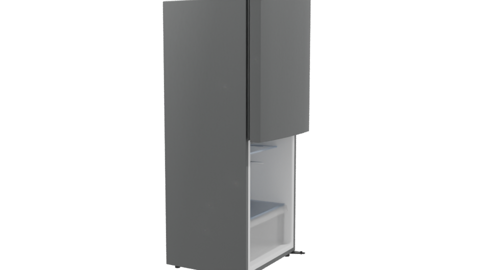 Sleek Modern Refrigerator Model 3D - Professional 3D Model Render 9