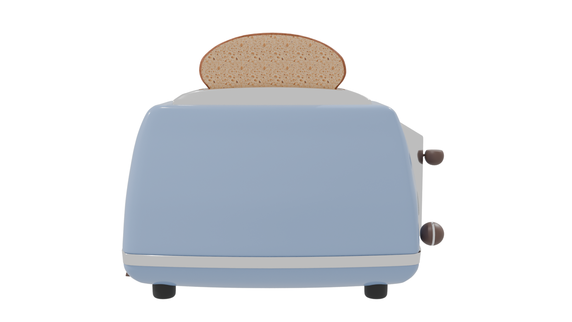 Stylish Vintage Toaster Model - Professional 3D Model Render 8