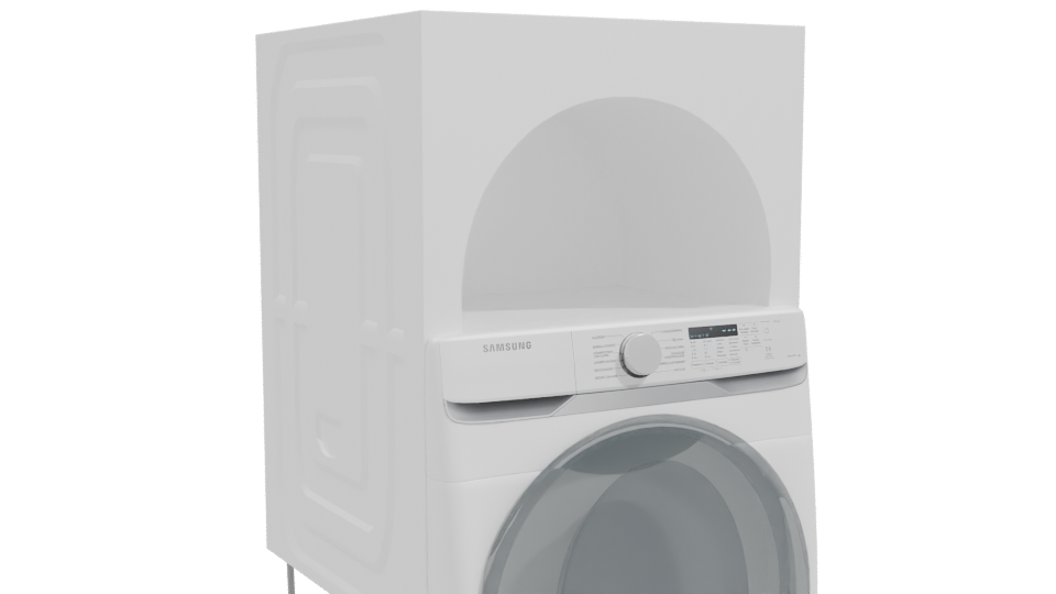 Samsung Digital Washer Dryer 3D Model - Professional 3D Model Render 10