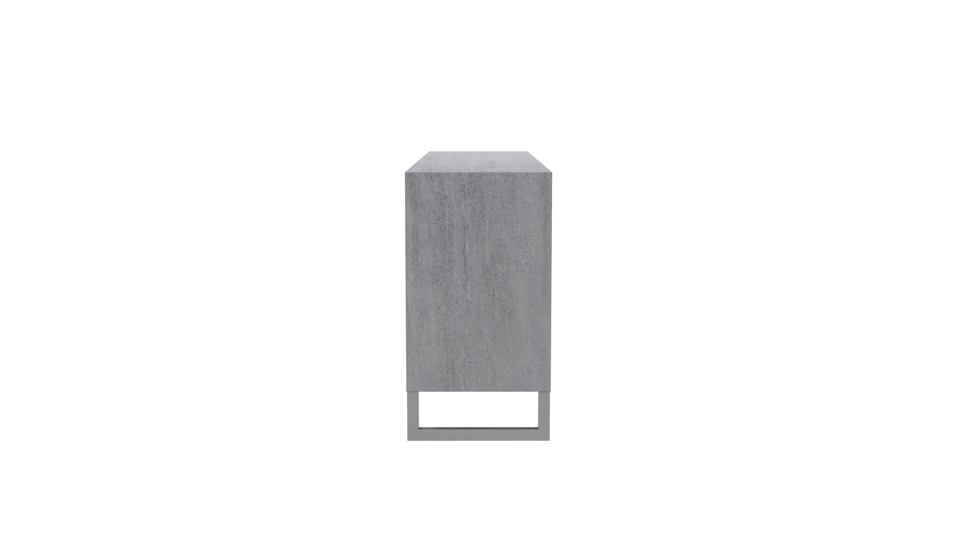 Minimalist Concrete Console Table 3D - Professional 3D Model Render 5