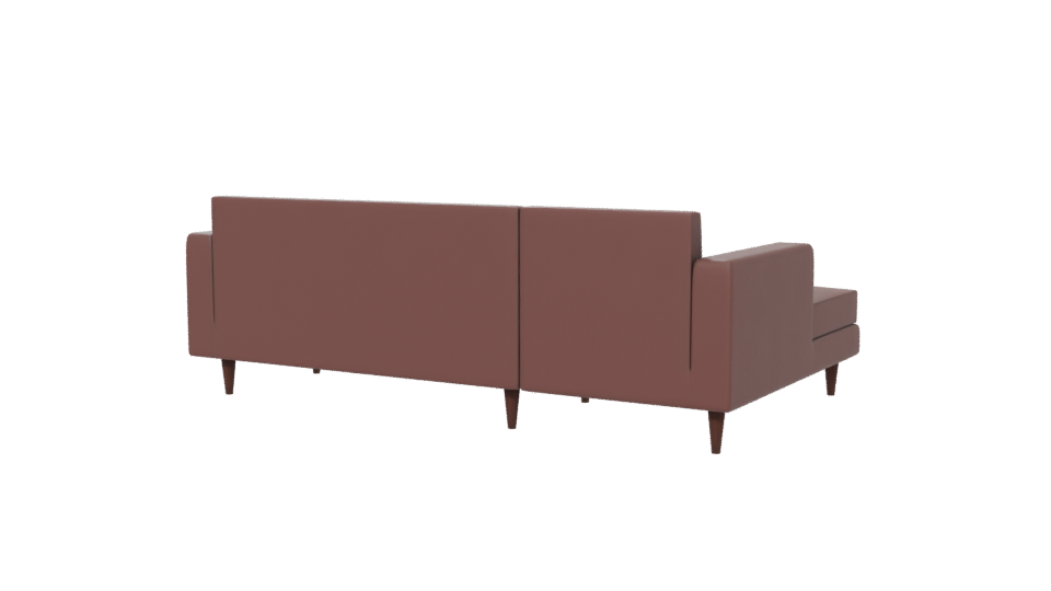 Stylish Modern L-Shaped Sofa 3D Model - Professional 3D Model Render 6