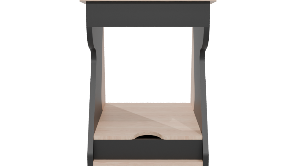 Stylish Minimalist Side Table - Professional 3D Model Render 5
