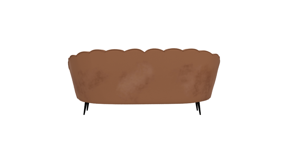 Stylish Vintage Sofa Model - Professional 3D Model Render 5