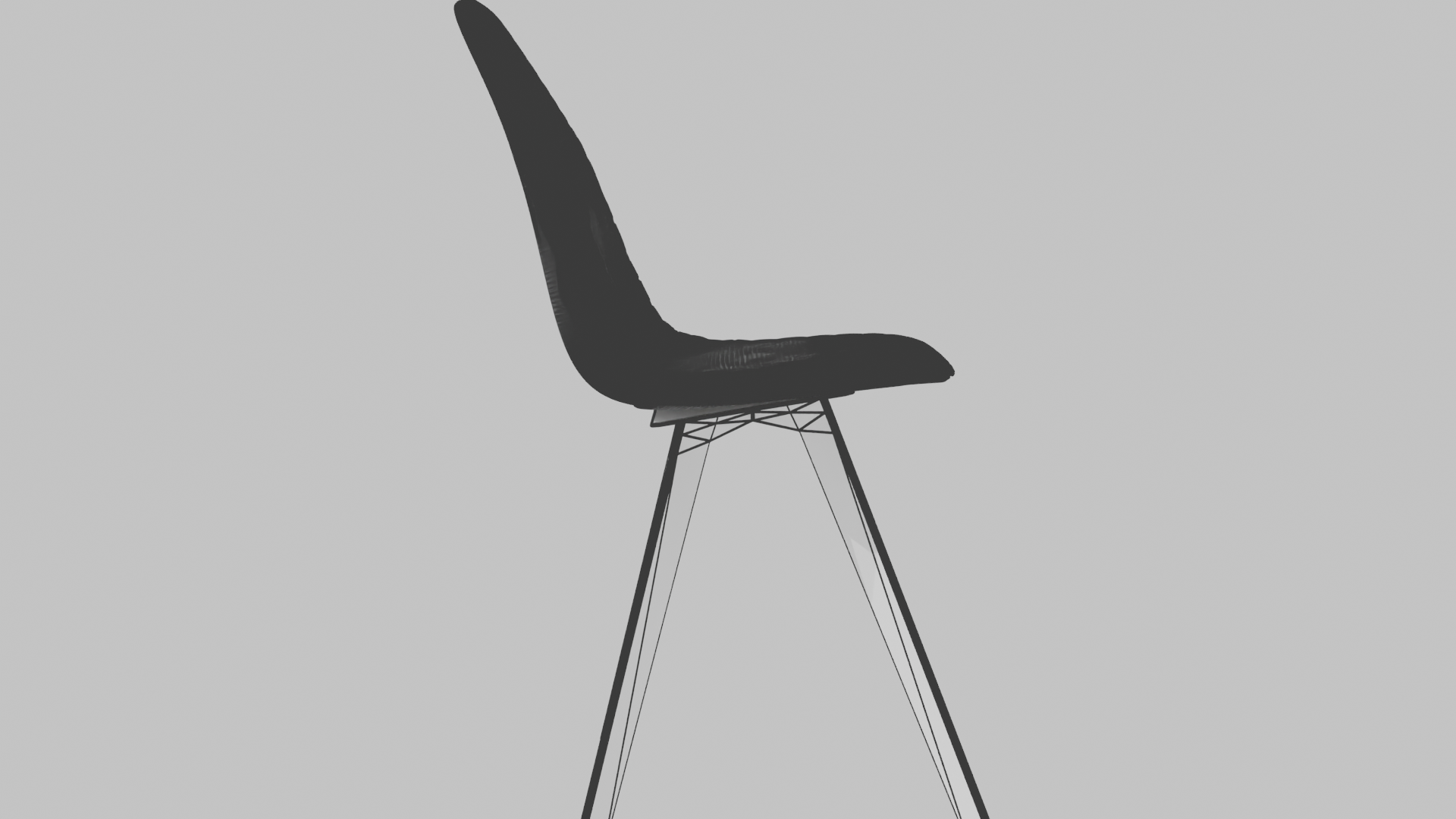 Stylish Textured Dining Chair Model - Professional 3D Model Render 15