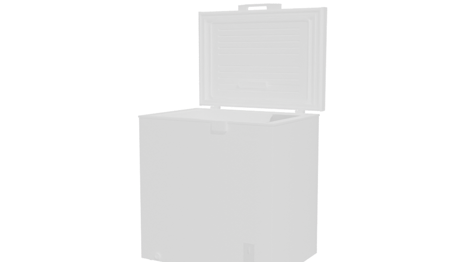 Compact Chest Freezer Model 3D - Professional 3D Model Render 12