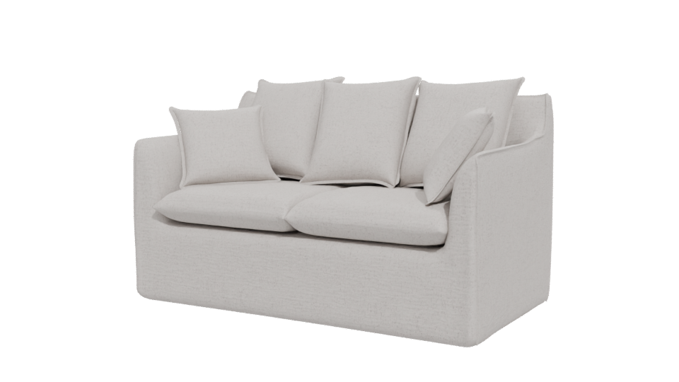Cozy Modern Fabric Sofa 3D Model - Professional 3D Model Render 12