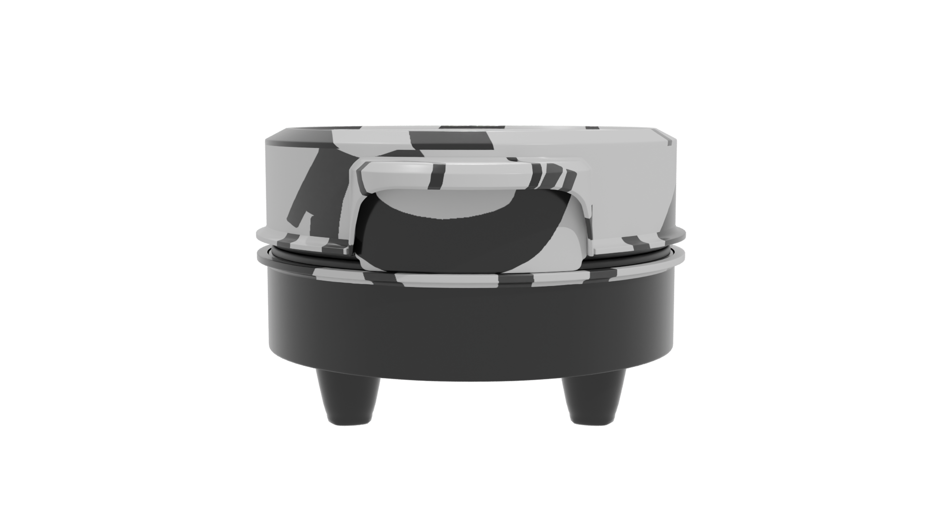 Glossy Round Appliance Model 3D - Professional 3D Model Render 11