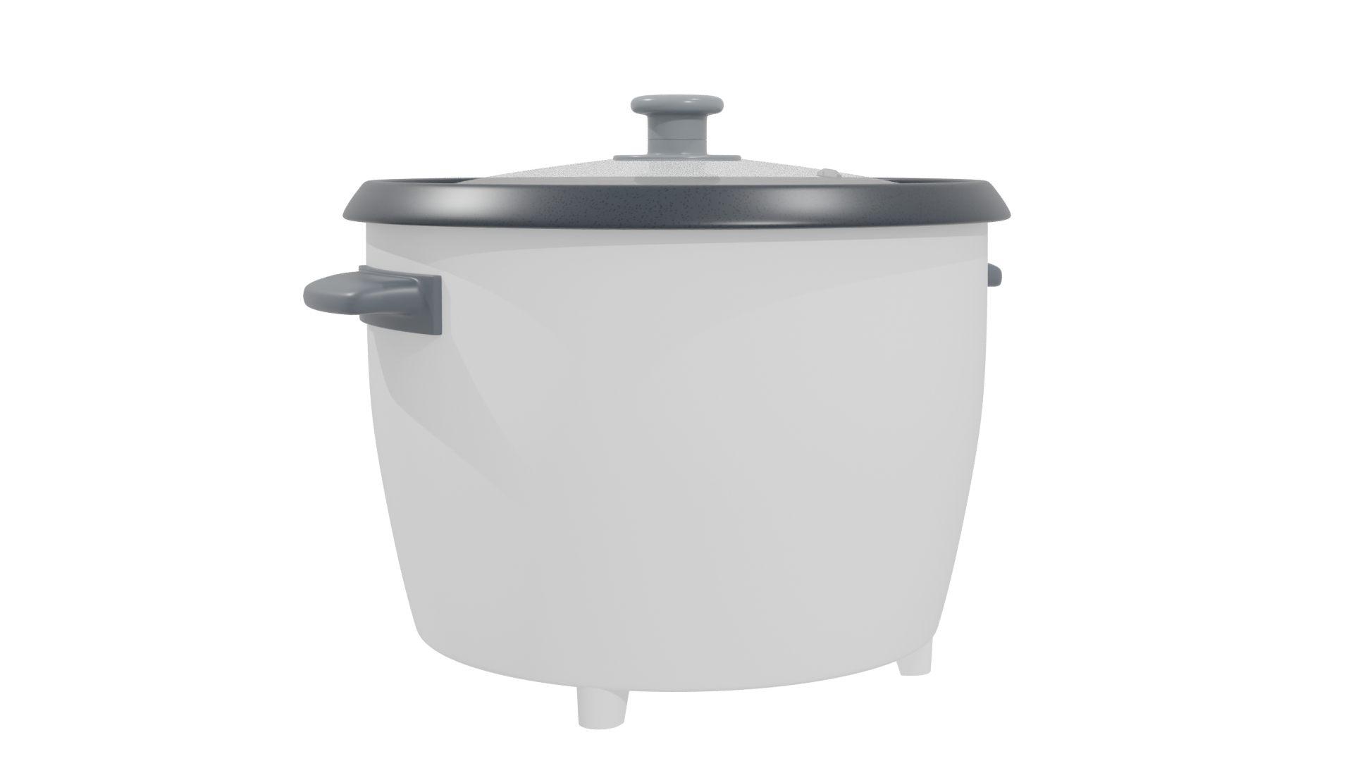 Stylish Electric Rice Cooker 3D - Professional 3D Model Render 4