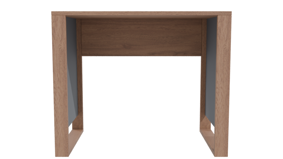 Stylish Modern Wooden Writing Desk 3D Model - Professional 3D Model Render 11