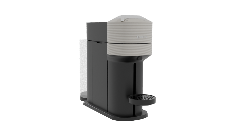Contemporary Coffee Maker Model - Professional 3D Model Render 10