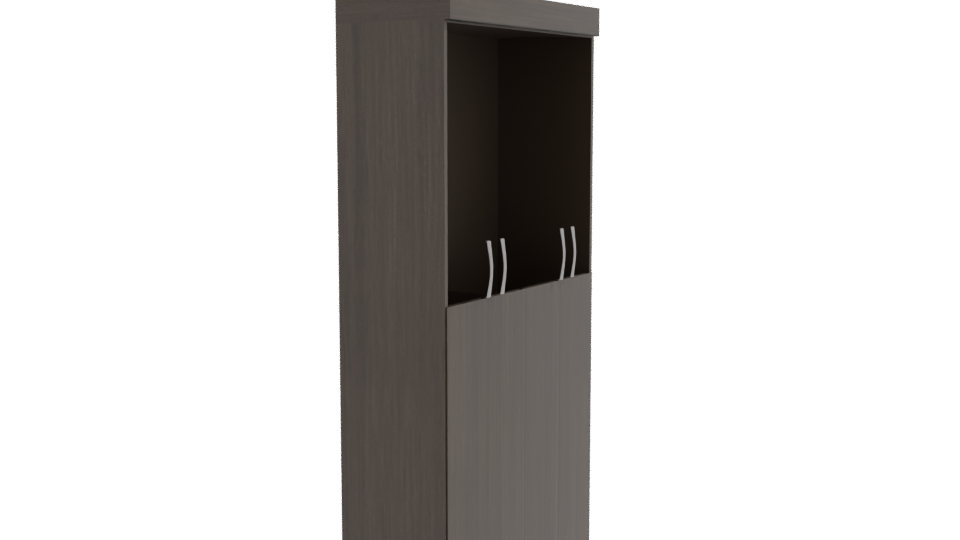 Elegant Wooden Storage Cabinet 3D - Professional 3D Model Render 9