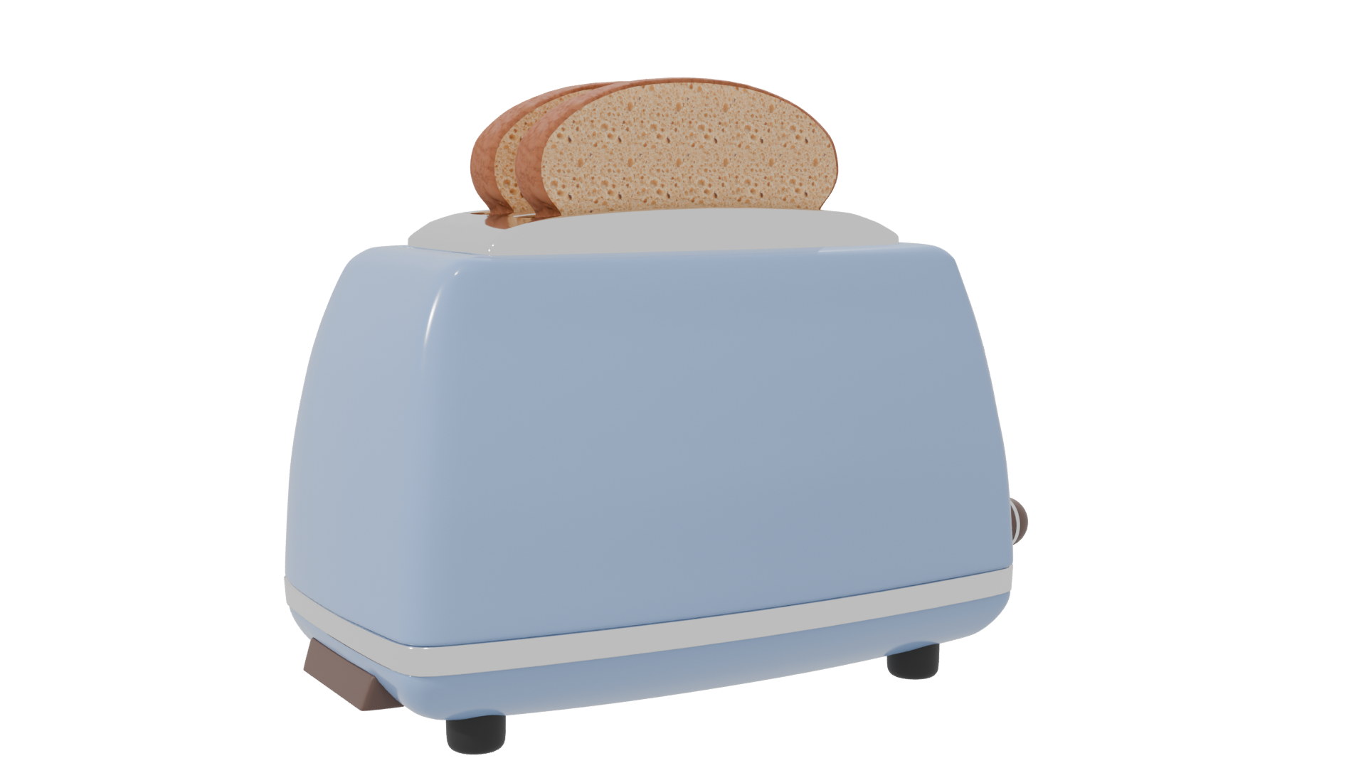 Stylish Vintage Toaster Model - Professional 3D Model Render 7