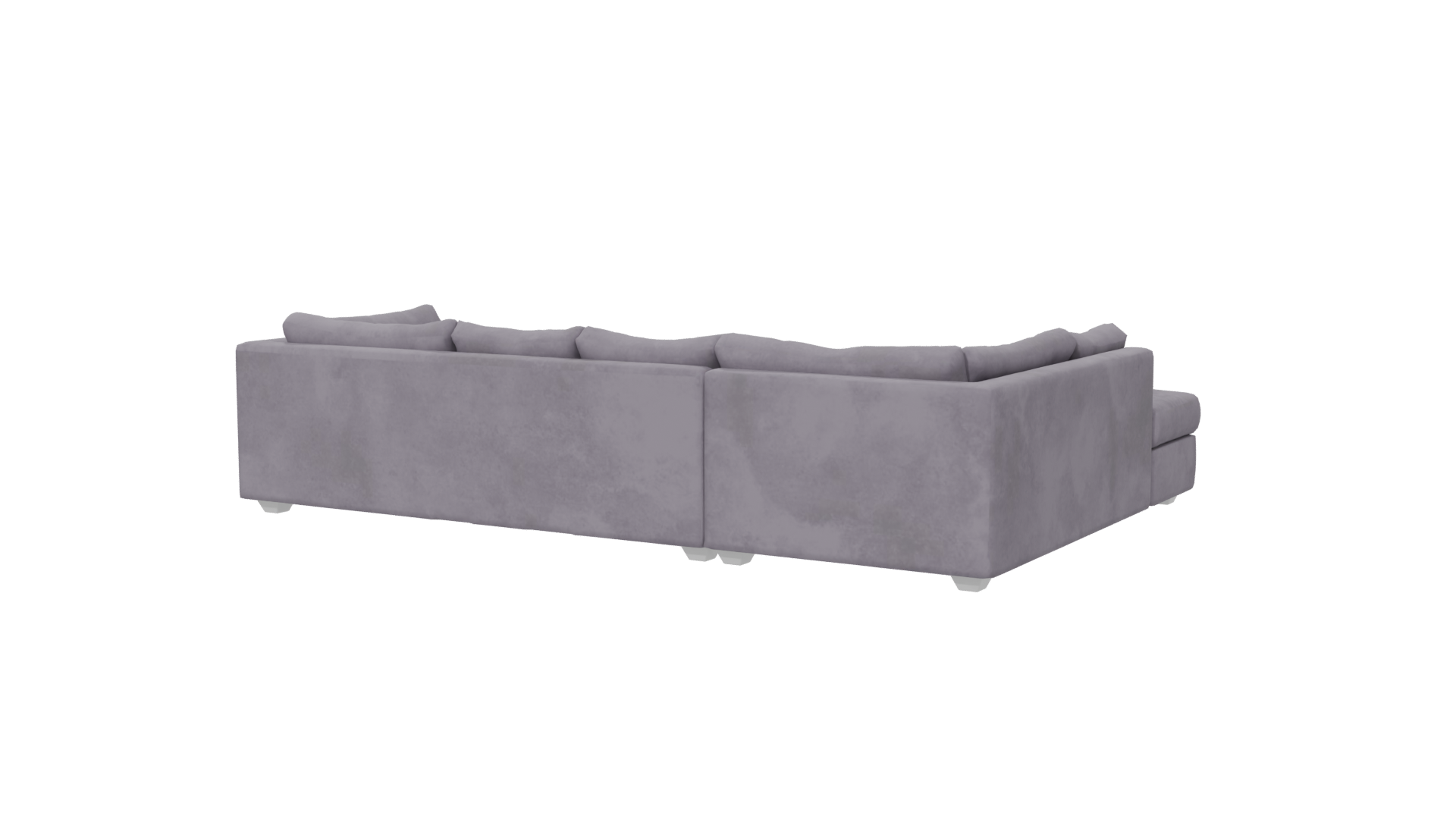 Levante Gray Sectional Sofa 3D - Professional 3D Model Render 6