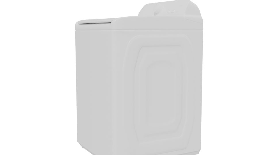 Modern Top-Loading Washing Machine 3D Model - Professional 3D Model Render 13
