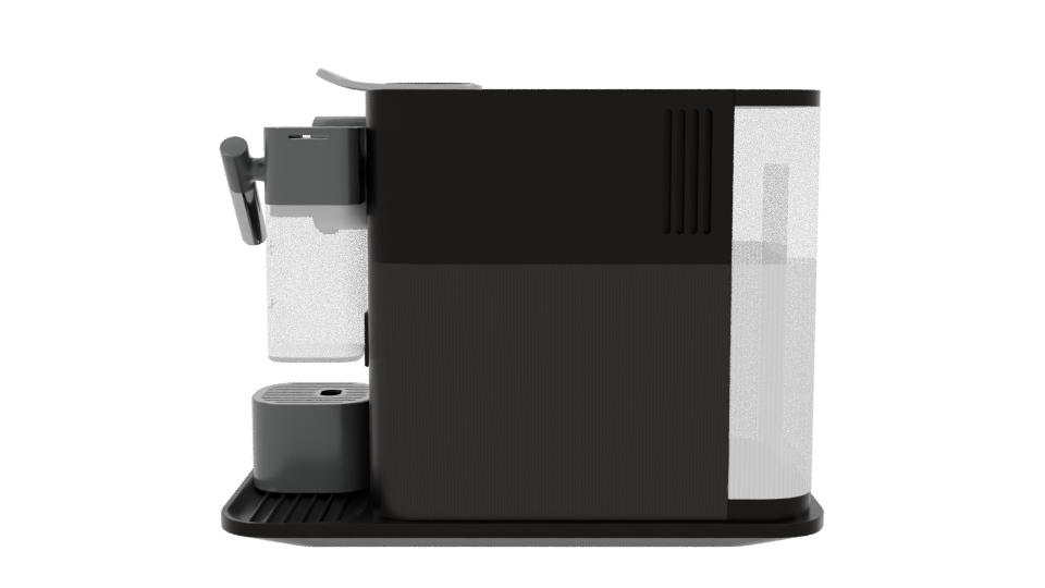 Stylish Espresso Coffee Maker 3D - Professional 3D Model Render 2