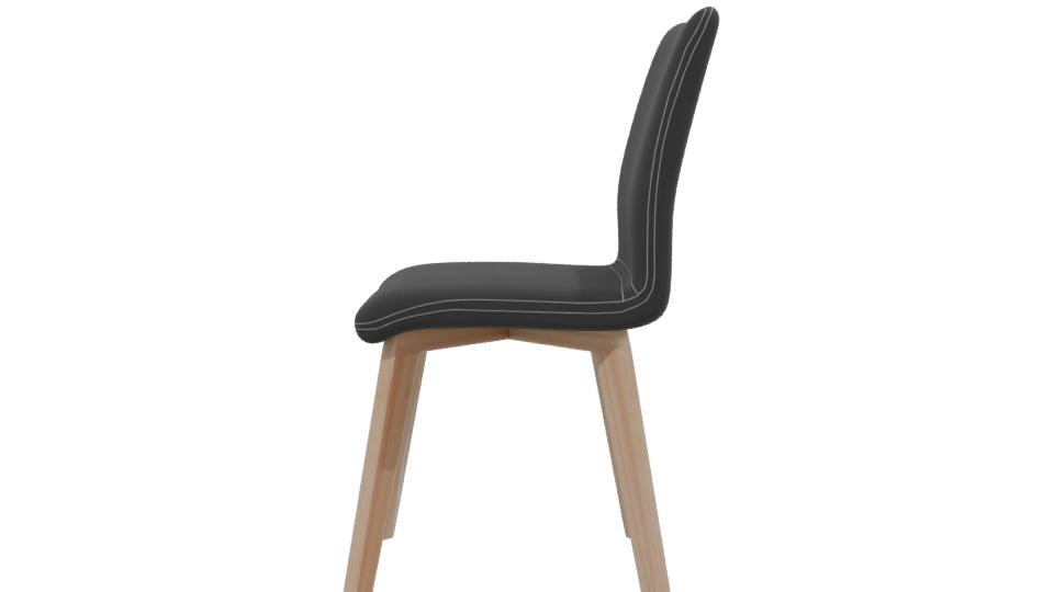 Stylish Modern Dining Chair 3D - Professional 3D Model Render 2