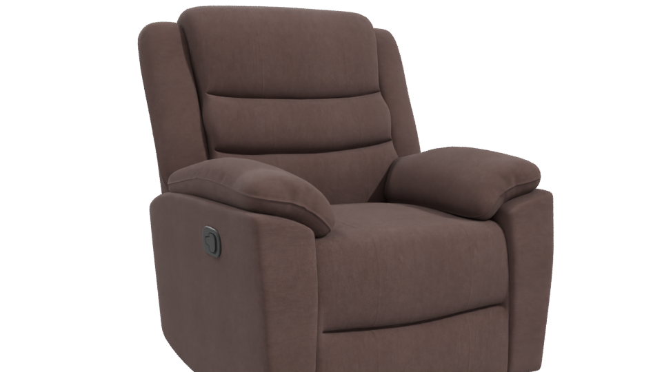 Stylish Reclining Armchair 3D - Professional 3D Model Render 10