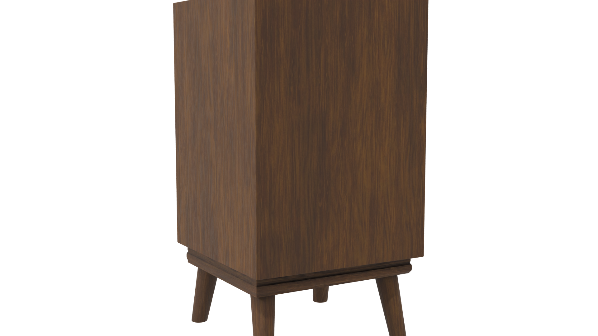 Stylish Wooden Storage Cabinet 3D - Professional 3D Model Render 7