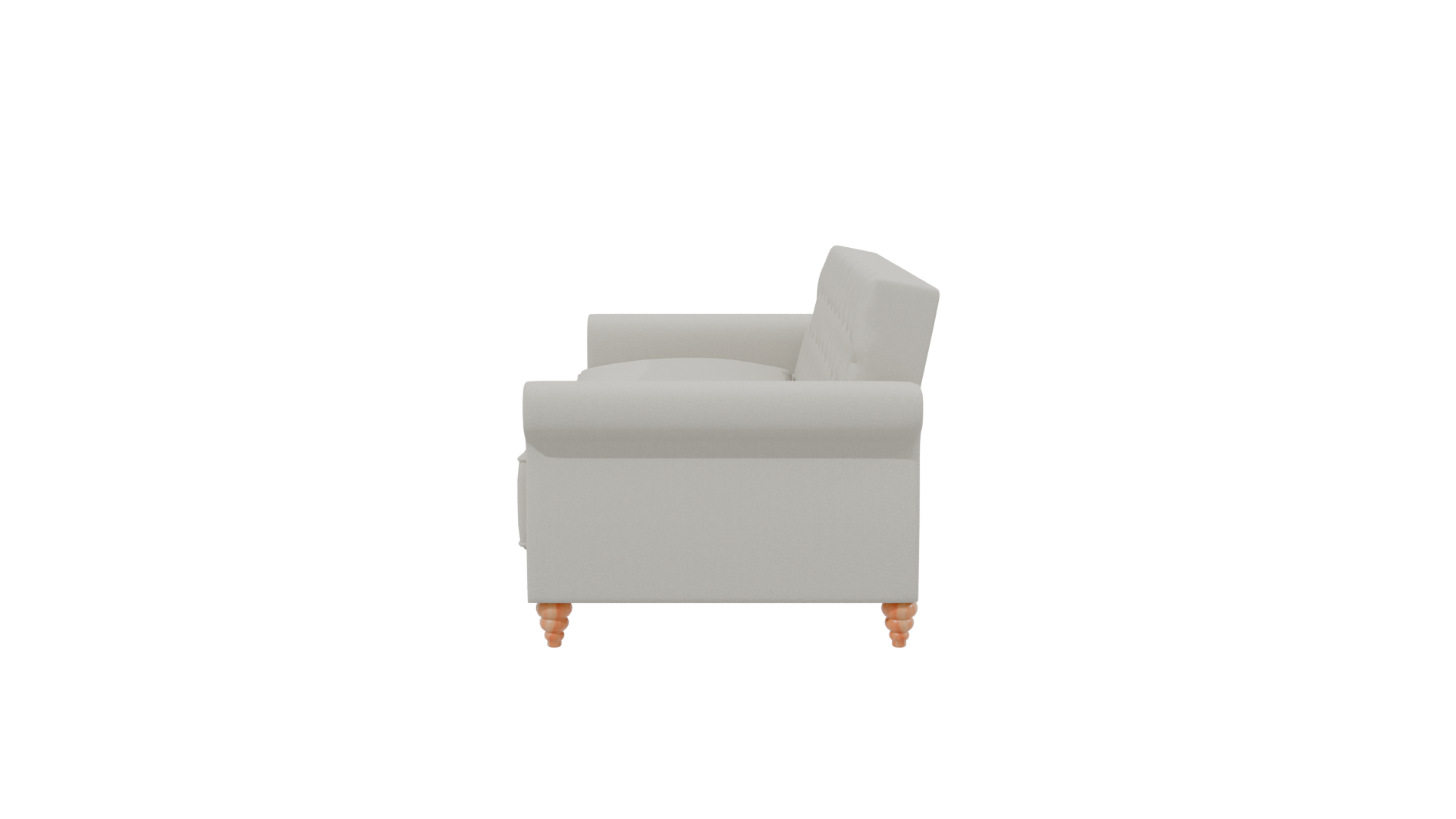 Elegant Modern Tufted Sofa 3D Model - Professional 3D Model Render 2