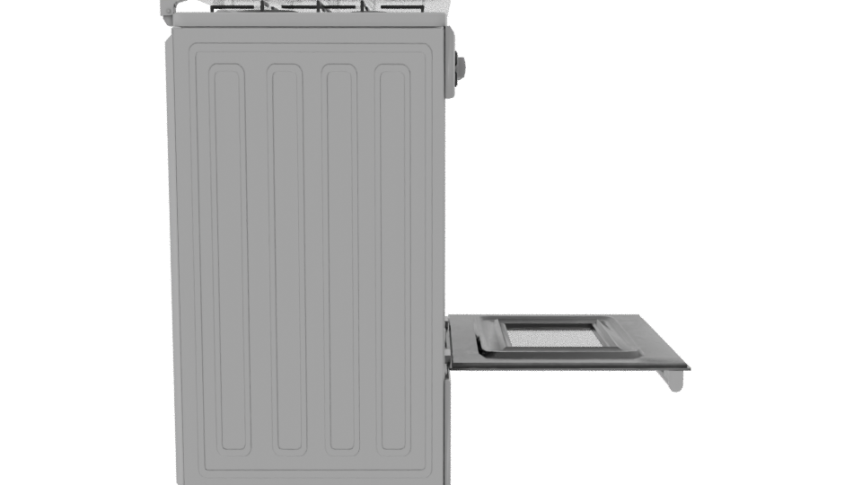 Realistic Kitchen Oven 3D Model - Professional 3D Model Render 8