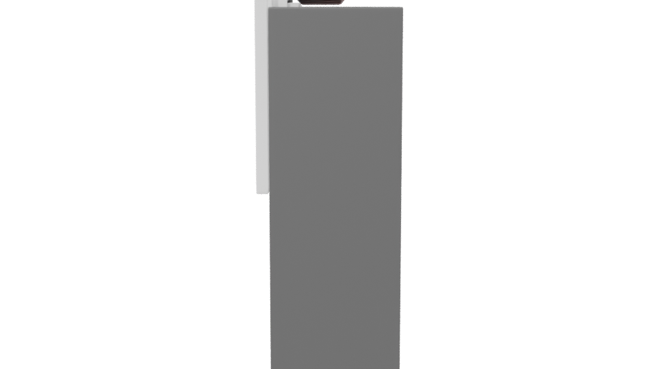 Sleek Modern Refrigerator 3D Model - Professional 3D Model Render 2