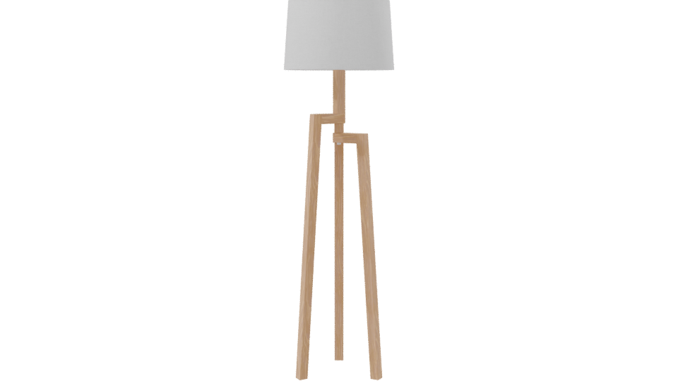Stylish Minimalist Floor Lamp 3D Model - Professional 3D Model Render 8