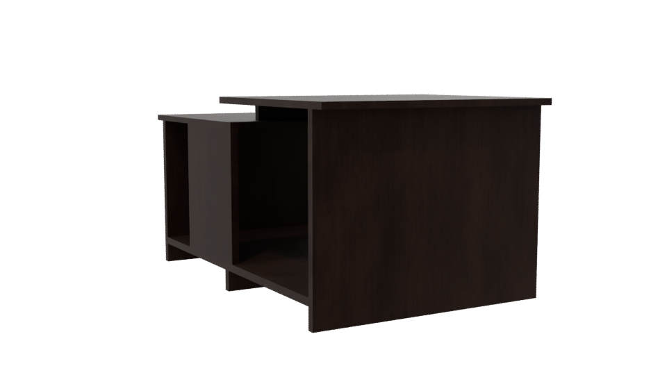 Contemporary Wooden Coffee Table 3D - Professional 3D Model Render 7