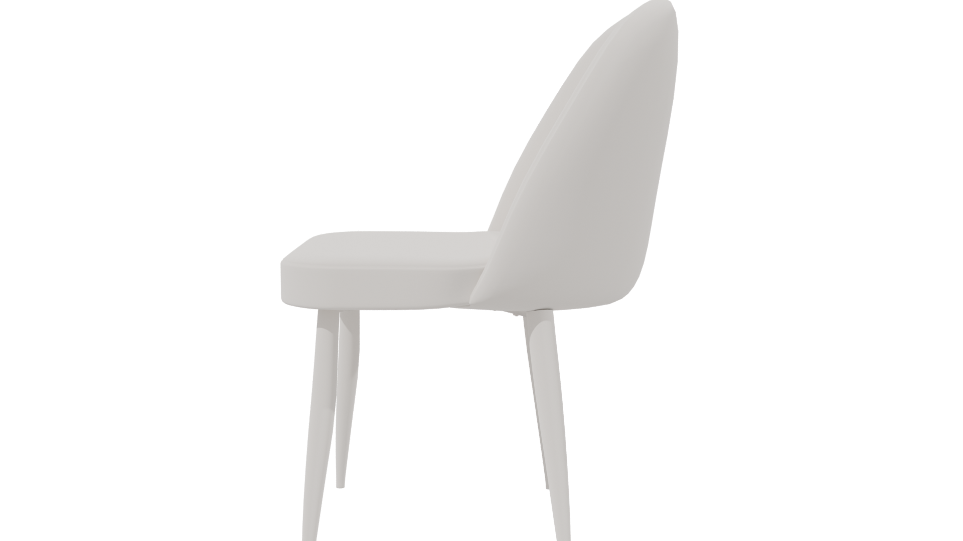 Elegant Modern Dining Chair 3D - Professional 3D Model Render 2