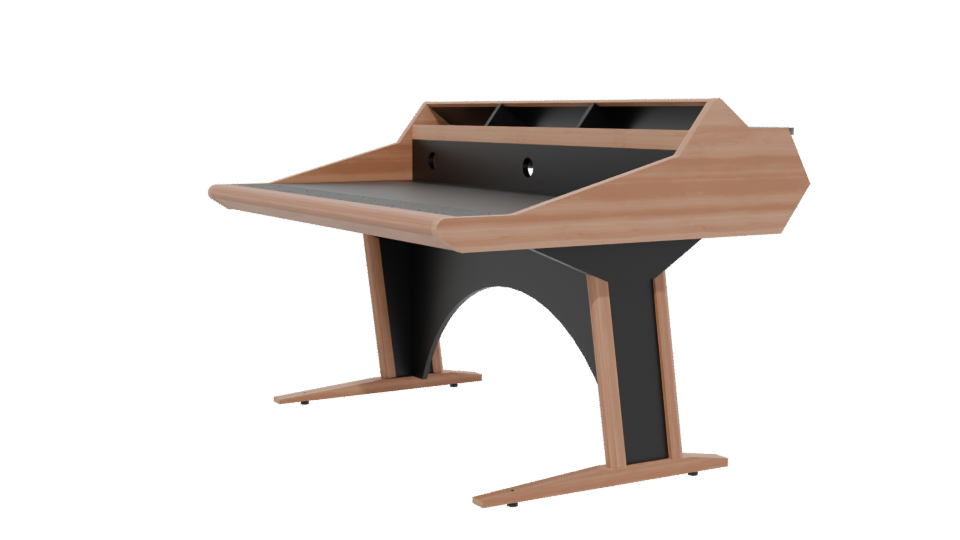 Contemporary Office Desk 3D Model - Professional 3D Model Render 13