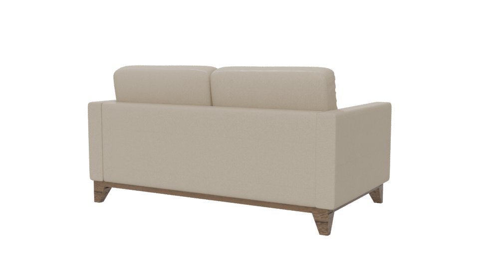 Contemporary Fabric Sofa 3D Model - Professional 3D Model Render 6
