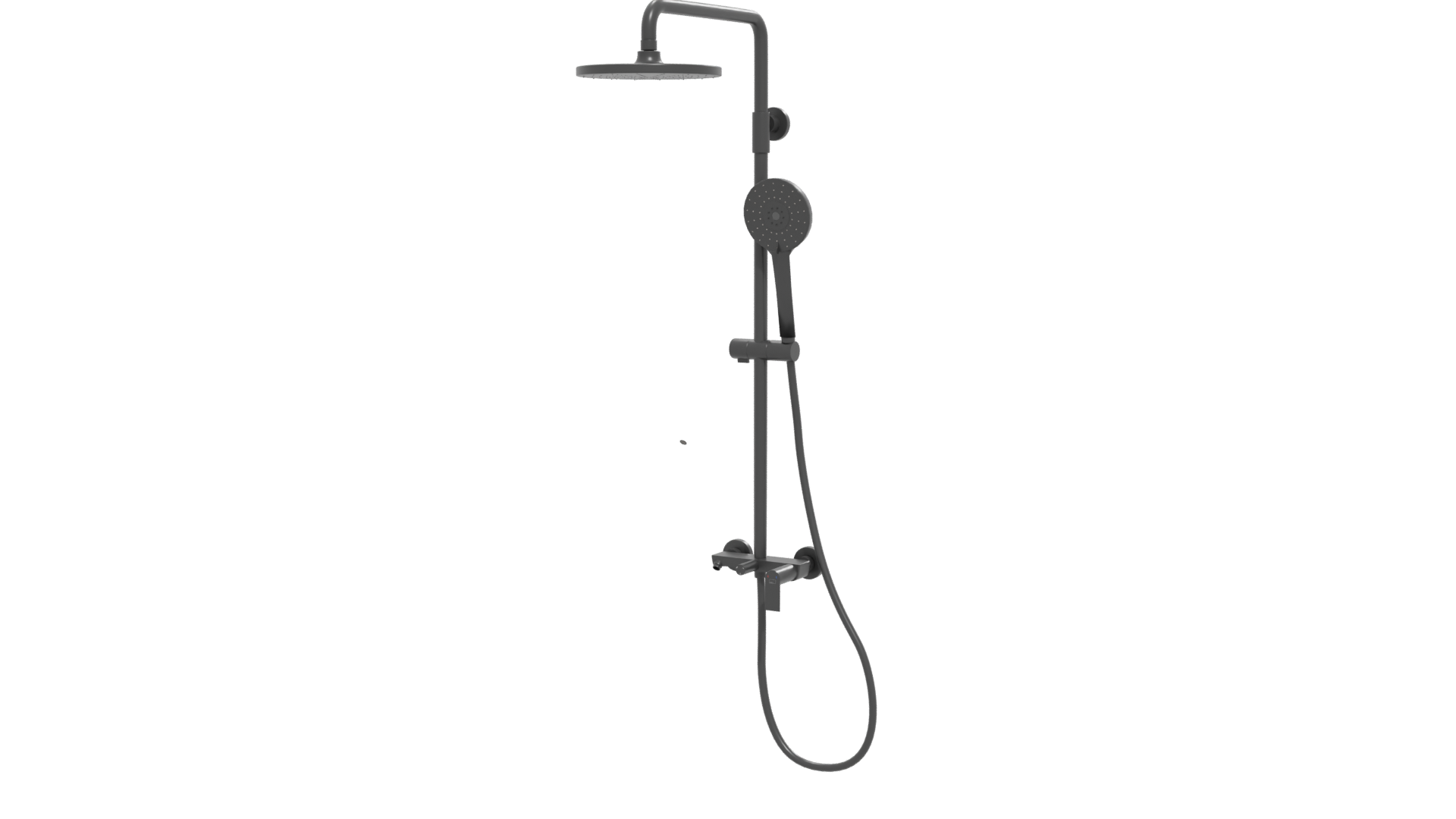 Sleek Modern Shower System 3D - Professional 3D Model Render 24