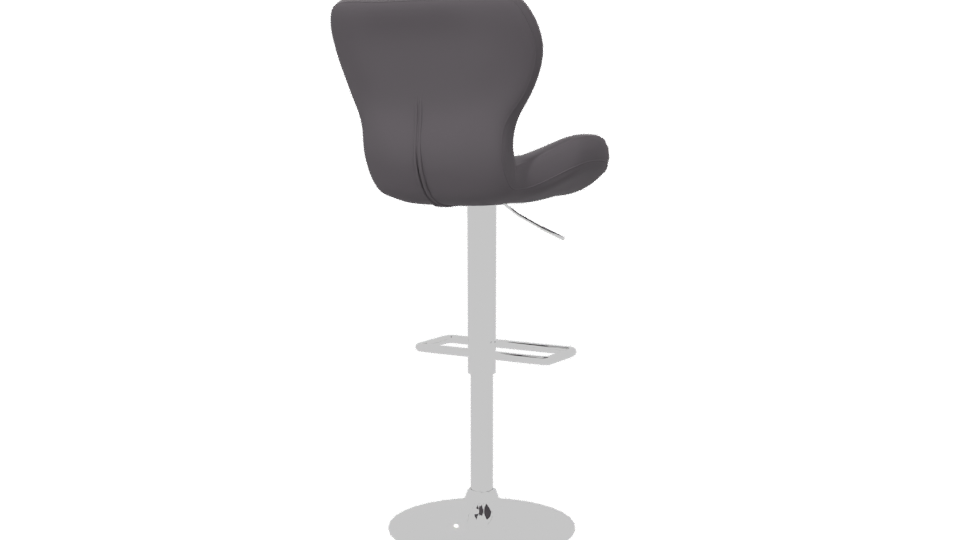 Stylish Modern Bar Stool 3D - Professional 3D Model Render 6