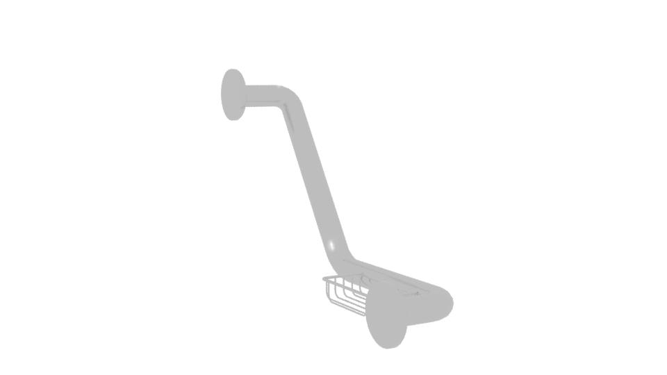Stylish Bathroom Grab Bar 3D - Professional 3D Model Render 7