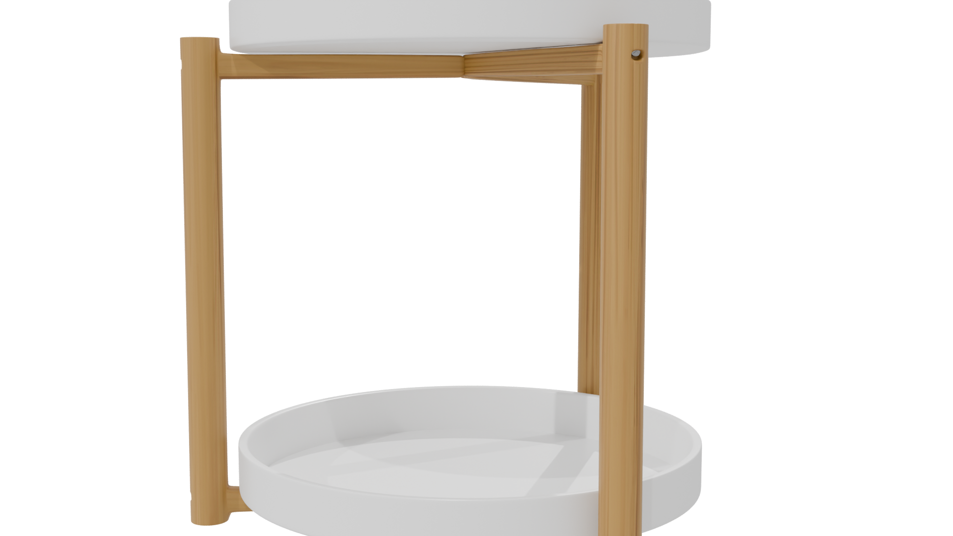 Minimalist Modern Round Table 3D - Professional 3D Model Render 7