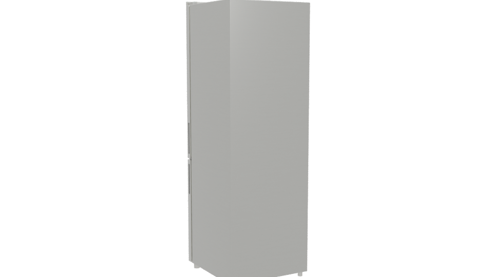 Sleek Modern Refrigerator Model - Professional 3D Model Render 4