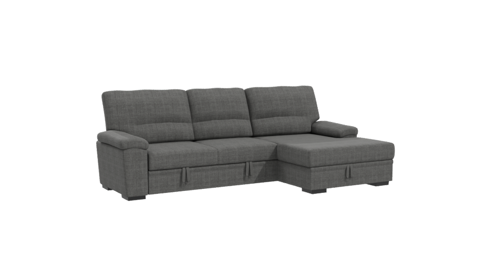 Modern L-Shaped Sofa 3D Model - Professional 3D Model Render 10