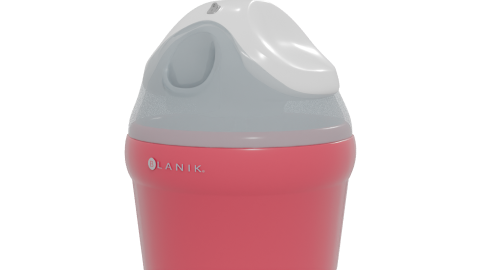 Stylish Plastic Drink Container 3D - Professional 3D Model Render 12