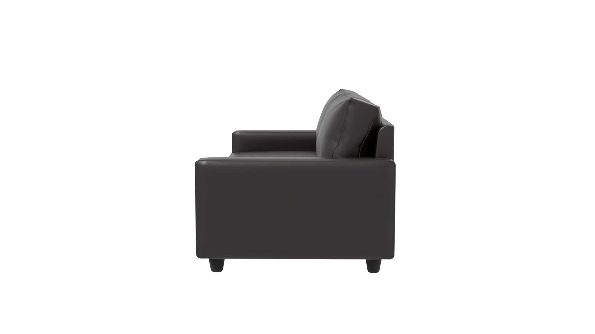 Modern Leather Sofa 3D Model - Professional 3D Model Render 2