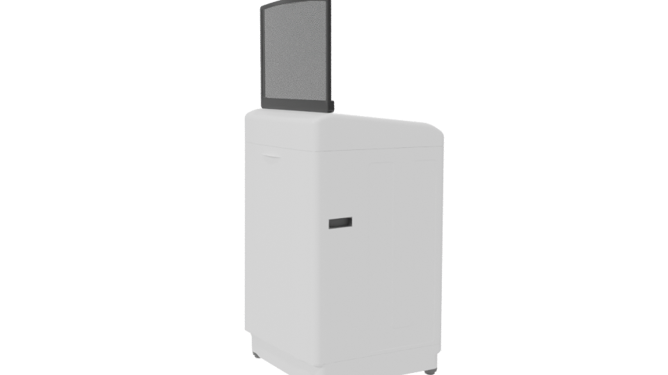 Modern Household Washing Machine 3D - Professional 3D Model Render 7